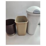 Three Waste Bins