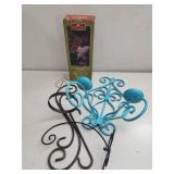 Metal Candle Holders and Garden Stake