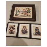 Framed Hummel Art Set