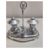 Silverplate Cruet Set
