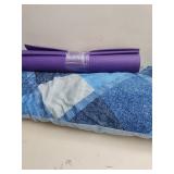 Yoga Mat and Throw Blanket
