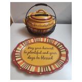 Harvest-Themed Dish Set