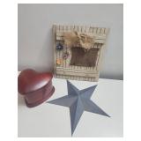 Decorative Star, Box, and Plaque