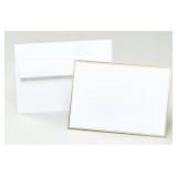 Avery Gold Border Cards