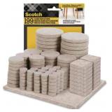Scotch Felt Pad Protectors, 199-Pack
