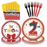 96Pcs Cartoon Mouse Party Set