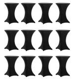 12 Black Tablecloths