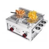 12L Stainless Steel Gas Fryer