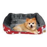 Star Pattern Dog Bed
