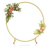 Gold Round Metal Arch