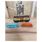 Vintage Toy Train Cars