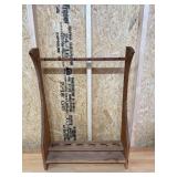 Wooden fishing pole Stand