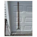 Wood Handle Pitchfork