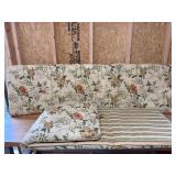 Floral Lounge Chair Cushion Set