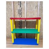 Colorful Plastic Shelving Unit