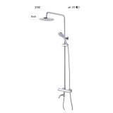 Outdoor Chrome Shower System