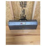 Vintage Craftsman Metal Toolbox with Tools