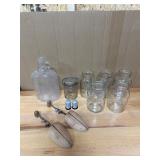 Glassware and Tools Lot