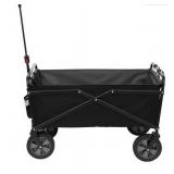 Seina Black Folding Wagon