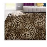 Leopard Print Area Rug