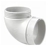 Lambro 4-in Plastic Duct Elbow