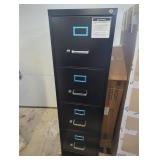 Black Metal File Cabinet