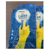 Ambitex Yellow Latex Gloves