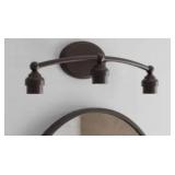 Matte Bronze 3-Light Vanity Fixture