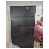 Black Metal File Cabinet