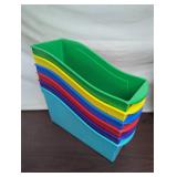 5 Plastic Storage Bins