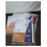 (6) New Avery Dividers