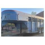 1983 kiefer built stock trailer has New floor