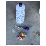 Rabbit Water Bottle and bird toy, very clean