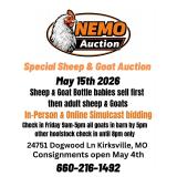 Special sheep and Goat sale Friday, May 15th