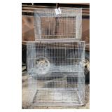 cages 2 are 18 inch x 30 inch 1is smaller