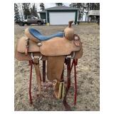 Custom Rough Out  Billy Cook Rope Saddle - NEW