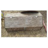 Wooden Oar, Wooden Tool Box + Stainless Saw Blade
