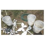 Chicken Feeders, 3 Pails etc