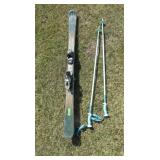 Rossingol Downhill Skis w/Poles + K2/48 Snowboard