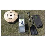 Live Animal Trap, Yellow Rope + Portable Shovel