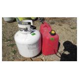 30lbs Propane Tank + Jerry Can
