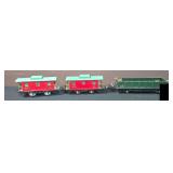 Three Prewar Lionel Train Cars