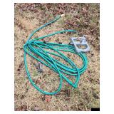 Garden hose and sprinkler