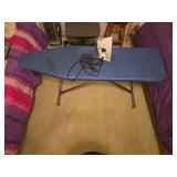 Ironing board and iron