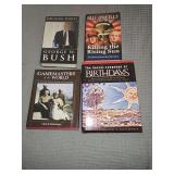 Collection of coffee table books