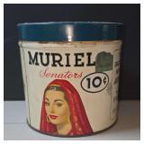 Muriel Senators tin