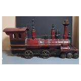 Wooden train decor