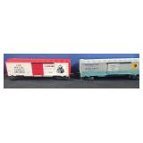 Two Lionel Train Cars 1982 Railroader Club and B&O Sentinel