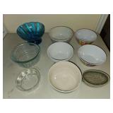 Lot of various bowls