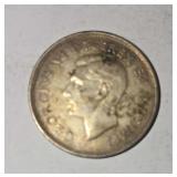 1943  Canadan  25¢ piece